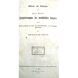 Объяснение Карла Белрса к Анатомическому атласу (мужское тело). На немецком языке
