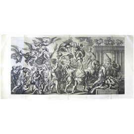 Триумфальное шествие (по Рубенсу) - Гравюра на меди (конец XVII - начало XVIII веков, Западная Европа)