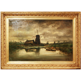 Мельница - Картина (конец XIX века), Западная Европа