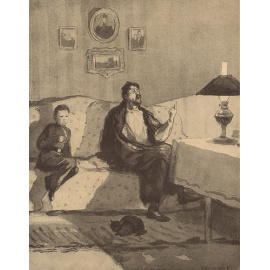 Иллюстрации Кукрыниксов к рассказам А. П. Чехова