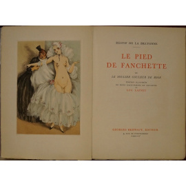 Бретон, Ретиф де ла. Ножка Фаншетты, или Розовый башмачок. Издание, иллюстрированное шестнадцатью офортами в цвете Люка Лафне