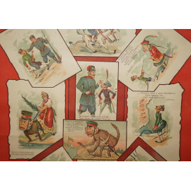 Русско-японские карикатуры: Плакат.