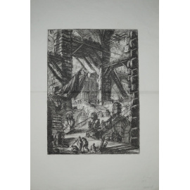 Пиранези Дж., худ. Лестница с трофеями.