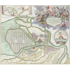 План города Санкт-Петербурга 1718-1720 г.