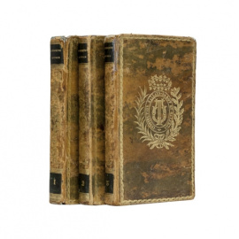 Булгарин. Ф.В. Архип Фадеевич или русский отшельник. Картины русских нравов XIX-го века, c историческими очерками и анекдотами об этом народе. В 3-х томах. На французском языке.