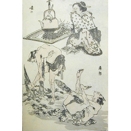 Хокусай Манга. Гравюры на дереве (вторая половина XIX века)