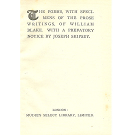 Уильям Блейк. Стихи и проза