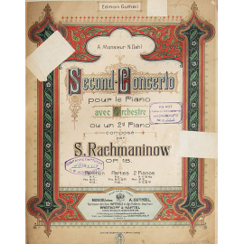 С. Рахманинов. 2-й Концерт для фортепьяно. Соч 18. Партитура