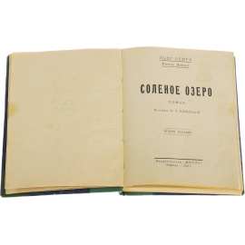 Соленое озеро