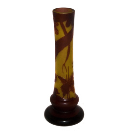 Ваза Галле. Стекло. Франция, начало 20 века