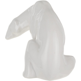 Статуэтка "Белый медведь". Фарфор, глазуровка. ЛФЗ, СССР, 1940-е гг.