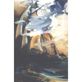 Паруса. Холст, масло (90 х 60 см)