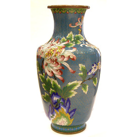 Ваза "Цветы Востока" (Клуазоне - Китай, 30-е годы XX века)