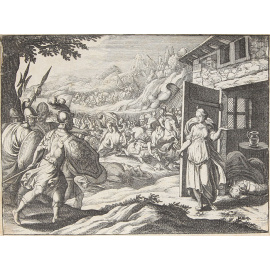 Клод Дафло. Иллюстрации на библейские сюжеты, гравюры начала XVIII века. Альбом