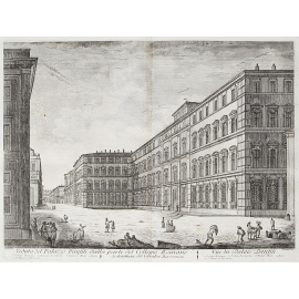 Палаццо Памфили. Офорт. Италия, 1761 год