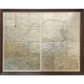 Карта Ставропольской губернии и Закавказского края.