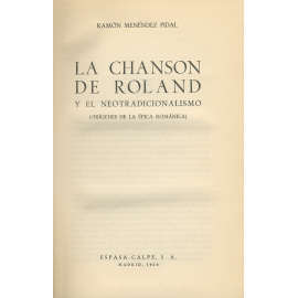 La Chanson de Roland y el Neotradicionalismo книга