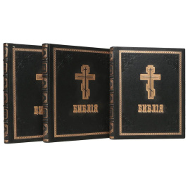 Библия, или книги Священного Писания Ветхого и Нового Завета. С иллюстрациями Гюстава Доре (комплект из 3 книг)