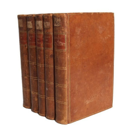 Полный курс математики. В 5 томах (полный комплект). Издание 1787 года