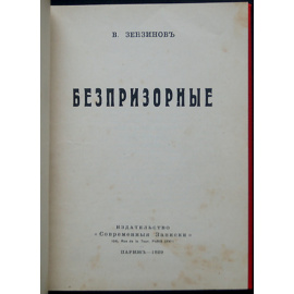 Зензинов В. Беспризорные.