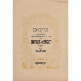 Concertos pour le violon avec accompagnement de piano. Concert 9, Op. 104 книга