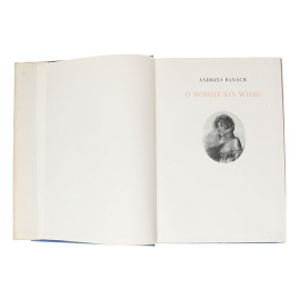 O modzie XIX wieku книга