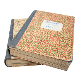 Журнал  "Огонек". Годовой комплект за 1956 год (комплект из 2 книг)