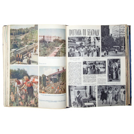 Журнал  "Огонек". Годовая подшивка за 1956 год (комплект из 3 конволютов)