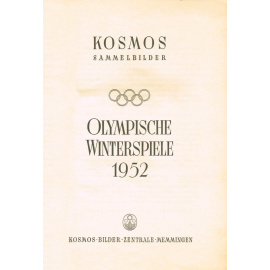 VI зимние Олимпийские игры / Olympische Winterspiele - 1952
