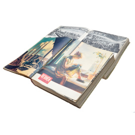 Журнал "Огонек". Подшивка выпусков №№ 19 - 52 за 1955 год (комплект из 2 книг)