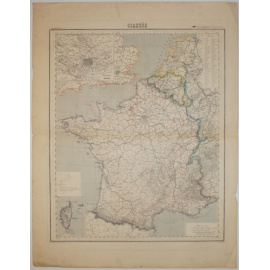 Франция: Карта.