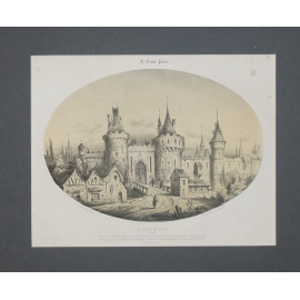 Старый Париж: Ворота де Бюсси в 1630 г. / Le Vieux Paris: La Porte de Bucy en 1630.