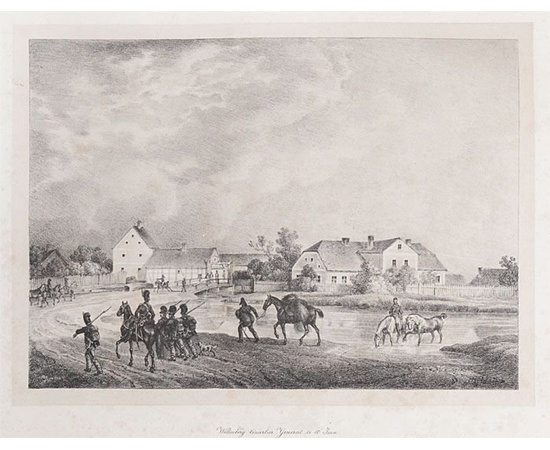 Живописная картина военного похода от Вилленберга в Пруссии до Москвы в 1812 году