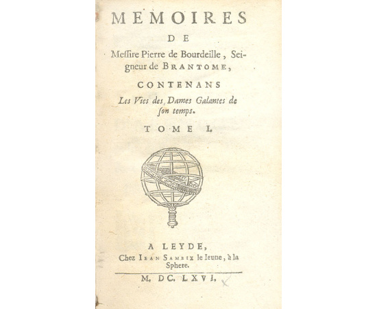 Мемуары мессира Пьера де Бурдейля сеньора де Брантома, включающие "Жизнь галантных дам" (комплект из 2 книг)