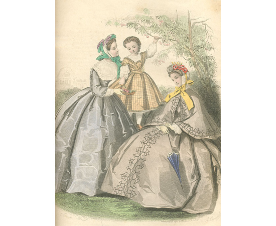 Журнал "Journal des Demoiselles". Годовой комплект за 1863 год