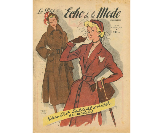 Le petit echo de la mode, №41, 1949
