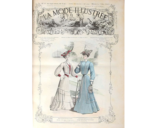 La Mode Illustree. Journal de la famille. Полный комплект с выкройками за 1905 год
