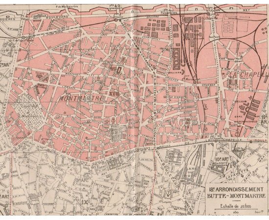 Plan de Paris par arrondissement. Bois de Boulogne. Metropolitain книга