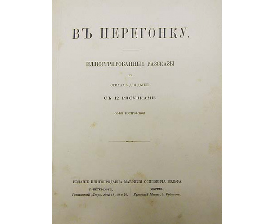 В перегонку. Иллюстрированные рассказы в стихах для детей
