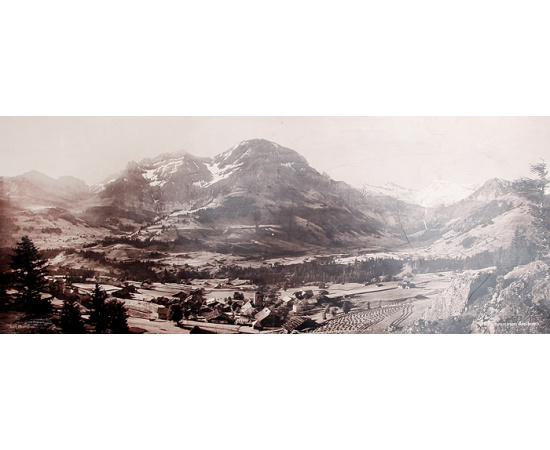 "Панорама Адельбодена". Фотография. Швейцария, начало XX века