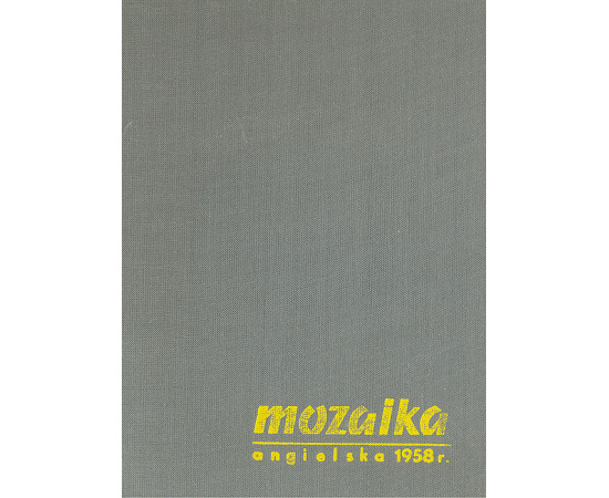 Журнал "Mozaika angielska". Полный комплект за 1958 год