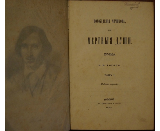 Гоголь Н.В. Похождения Чичикова, или Мертвые Души. Поэма. В двух томах