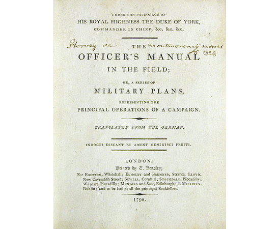 The officer's manual in the field книга