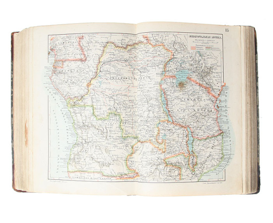 Географический атлаc Товарищества "Просвещение"