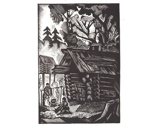 Леонид Семенович Хижинский. Гравюры на дереве. Номерованный экземпляр № 48 (подарочное издание)