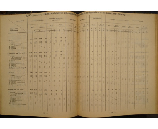 Первая Всеобщая перепись населения Российской Империи, 1897 г. Том XXXV. Рязанская губерния.