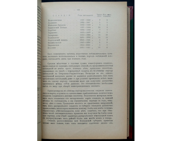 Материалы по климатологии Московской губернии. 2 тома