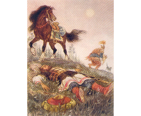 Коллекция разных изданий эпических волшебных сказок с иллюстрациями Н. Кочергина (комплект из 9 книг)