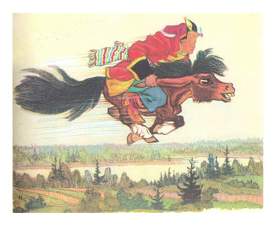 Коллекция разных изданий эпических волшебных сказок с иллюстрациями Н. Кочергина (комплект из 9 книг)