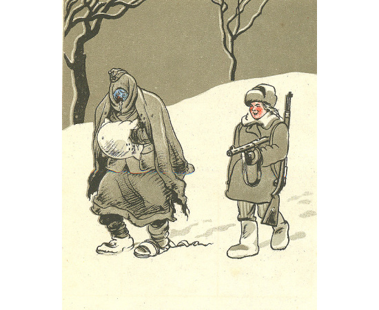 Гитлер и его свора. Карикатуры 1942-1943